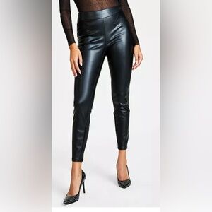 NWT Women's Soft Faux-Leather Leggings Large